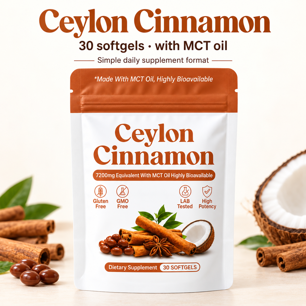 Ceylon Cinnamon Softgels