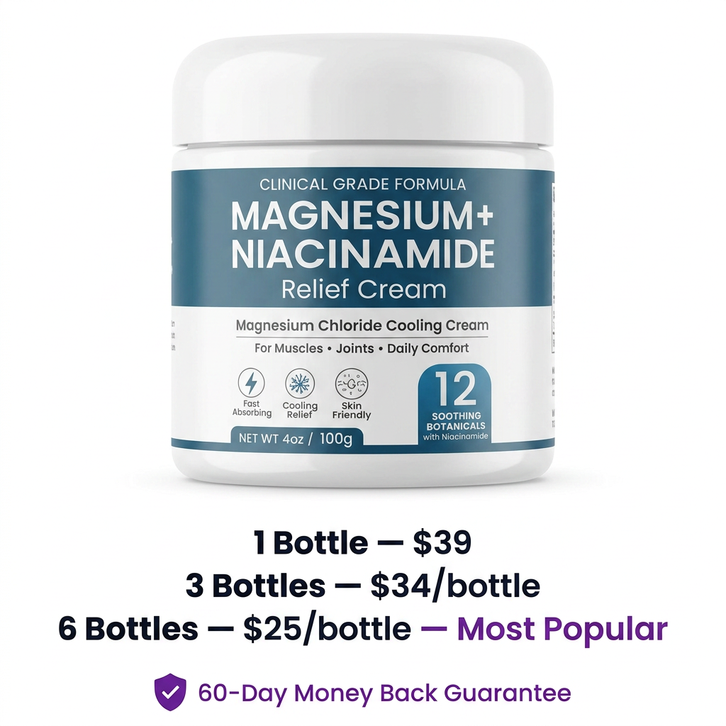 Clinical Grade Magnesium+ Relief Cream